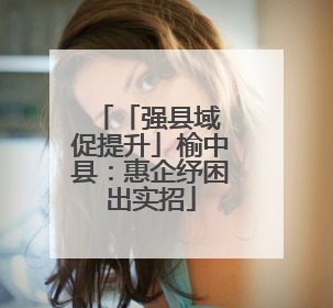 「强县域 促提升」榆中县：惠企纾困出实招