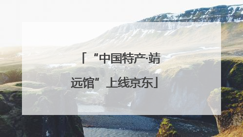 “中国特产·靖远馆”上线京东