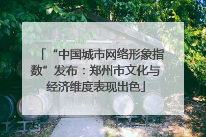 “中国城市网络形象指数”发布：郑州市文化与经济维度表现出色