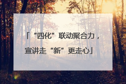 “四化”联动聚合力，宣讲走“新”更走心
