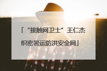 “接触网卫士”王仁杰织密暑运防洪安全网