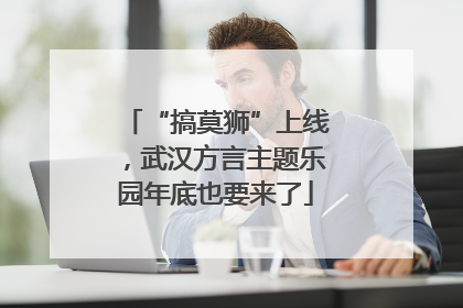 “搞莫狮”上线，武汉方言主题乐园年底也要来了