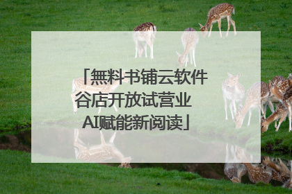 無料书铺云软件谷店开放试营业 AI赋能新阅读