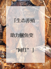 生态养殖助力鳜鱼变“网红”