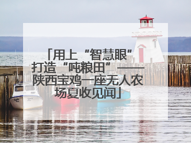 用上“智慧眼” 打造“吨粮田”——陕西宝鸡一座无人农场夏收见闻