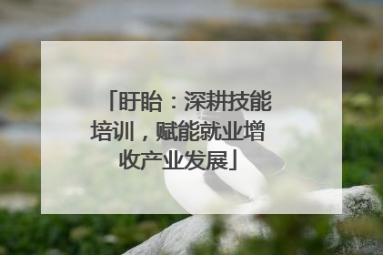 盱眙：深耕技能培训，赋能就业增收产业发展