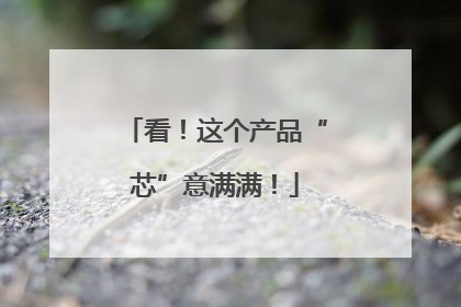 看！这个产品“芯”意满满！