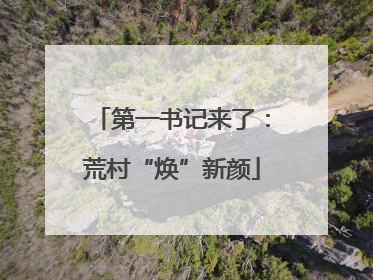 第一书记来了：荒村“焕”新颜