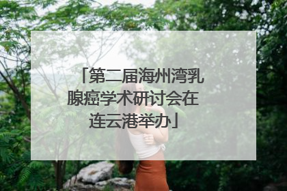 第二届海州湾乳腺癌学术研讨会在连云港举办