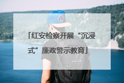 红安检察开展“沉浸式”廉政警示教育