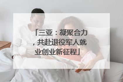 三亚：凝聚合力，共赴退役军人就业创业新征程