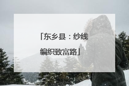 东乡县：纱线编织致富路