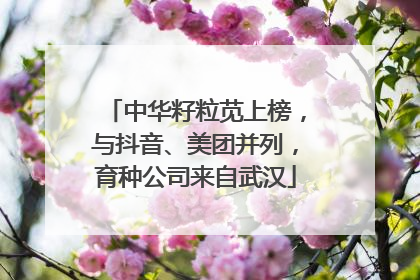 中华籽粒苋上榜，与抖音、美团并列，育种公司来自武汉