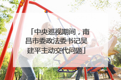 中央巡视期间，南昌市委政法委书记吴建平主动交代问题