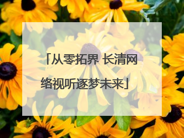 从零拓界 长清网络视听逐梦未来