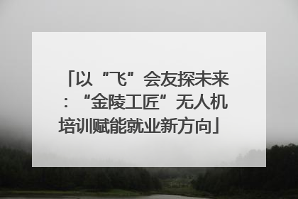 以“飞”会友探未来：“金陵工匠”无人机培训赋能就业新方向