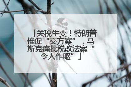 关税生变！特朗普催促“交方案”，马斯克痛批税改法案“令人作呕”