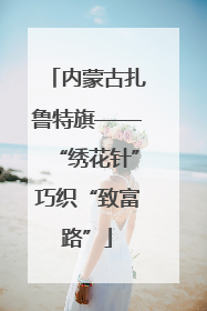 内蒙古扎鲁特旗——“绣花针”巧织“致富路”
