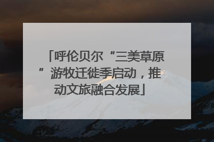 呼伦贝尔“三美草原”游牧迁徙季启动，推动文旅融合发展