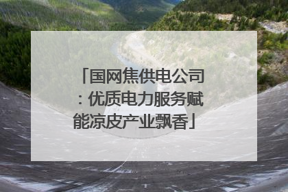 国网焦供电公司：优质电力服务赋能凉皮产业飘香