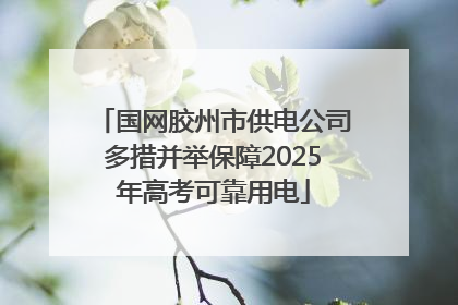 国网胶州市供电公司多措并举保障2025年高考可靠用电