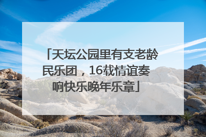 天坛公园里有支老龄民乐团，16载情谊奏响快乐晚年乐章