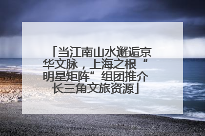 当江南山水邂逅京华文脉，上海之根“明星矩阵”组团推介长三角文旅资源