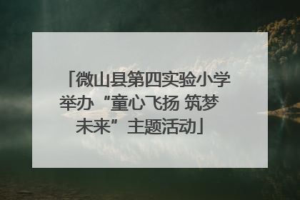 微山县第四实验小学举办“童心飞扬 筑梦未来”主题活动