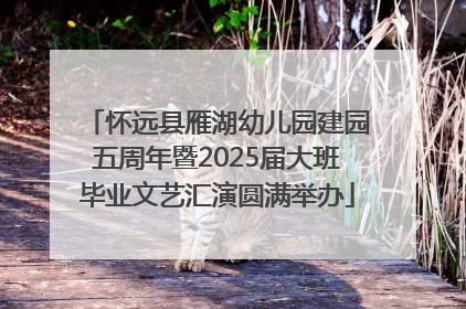 怀远县雁湖幼儿园建园五周年暨2025届大班毕业文艺汇演圆满举办