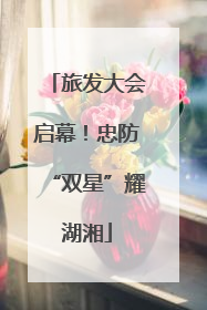 旅发大会启幕！忠防“双星”耀湖湘