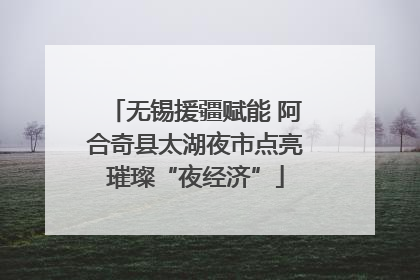 无锡援疆赋能 阿合奇县太湖夜市点亮璀璨“夜经济”