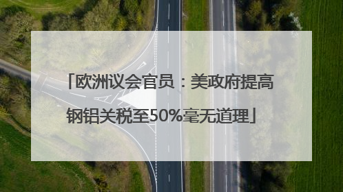 欧洲议会官员：美政府提高钢铝关税至50%毫无道理