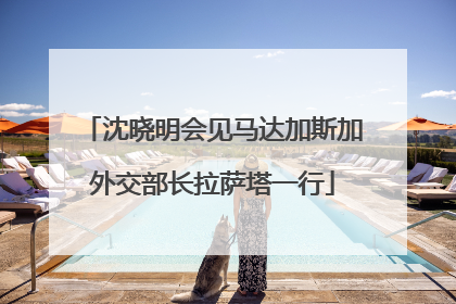 沈晓明会见马达加斯加外交部长拉萨塔一行