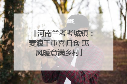 河南兰考考城镇：麦浪千重喜归仓 惠风暖意满乡村