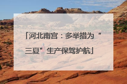 河北南宫：多举措为“三夏”生产保驾护航