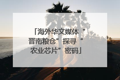 海外华文媒体“晋南粮仓”探寻“农业芯片”密码