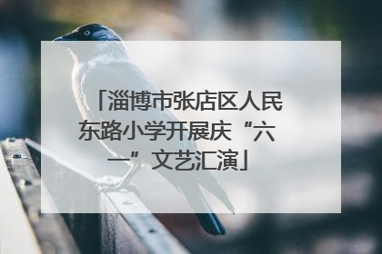 淄博市张店区人民东路小学开展庆“六一”文艺汇演