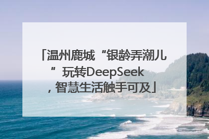 温州鹿城“银龄弄潮儿”玩转DeepSeek，智慧生活触手可及