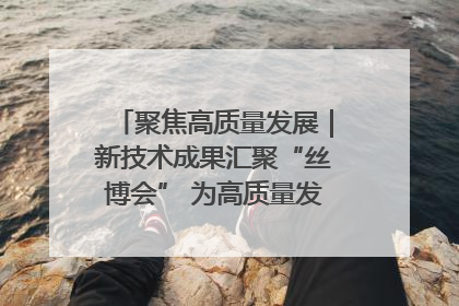 聚焦高质量发展｜新技术成果汇聚“丝博会” 为高质量发展注入新动能