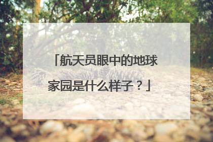 航天员眼中的地球家园是什么样子？