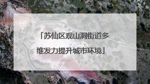 苏仙区观山洞街道多维发力提升城市环境