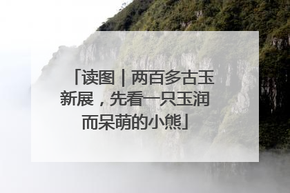 读图｜两百多古玉新展，先看一只玉润而呆萌的小熊