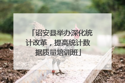 诏安县举办深化统计改革，提高统计数据质量培训班