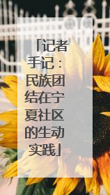 记者手记：民族团结在宁夏社区的生动实践