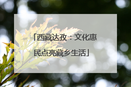 西藏达孜：文化惠民点亮藏乡生活