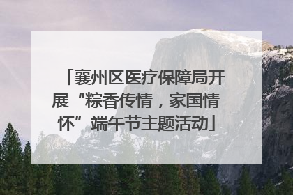 襄州区医疗保障局开展“粽香传情，家国情怀”端午节主题活动