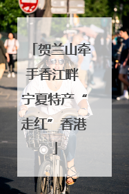 贺兰山牵手香江畔 宁夏特产“走红”香港
