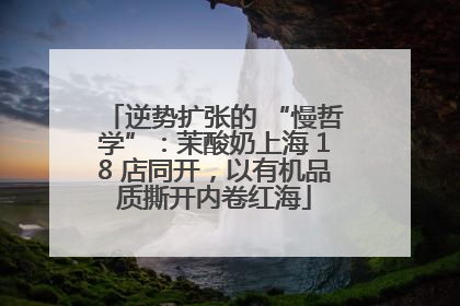 逆势扩张的 “慢哲学”：茉酸奶上海 18 店同开，以有机品质撕开内卷红海