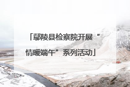 鄢陵县检察院开展“情暖端午”系列活动