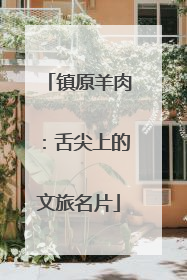 镇原羊肉：舌尖上的文旅名片
